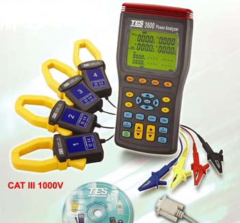 三相電力分析儀TES-3600